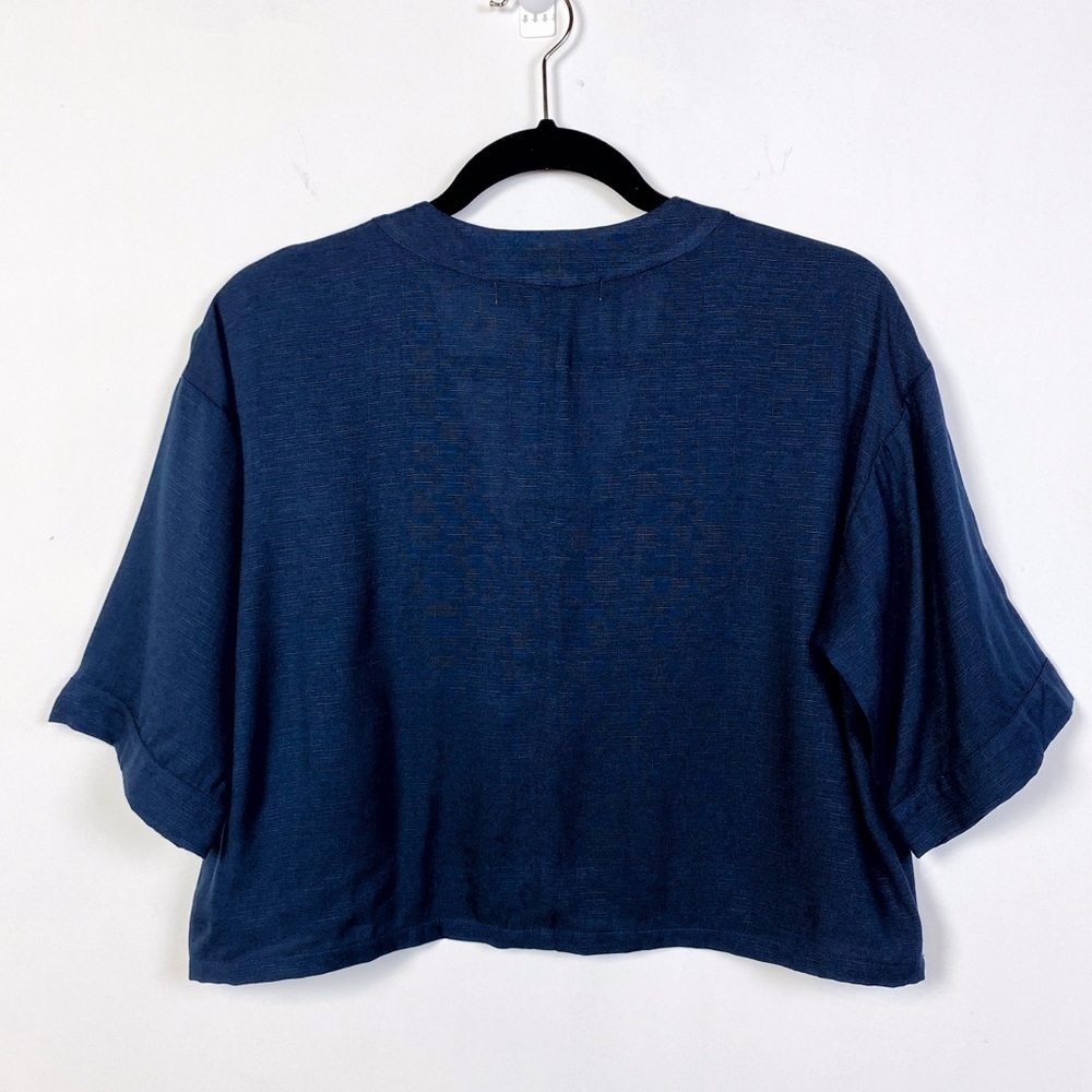 The Good Jane Anchor Blue Molly Top In Navy Size 6 - Picture 4 of 6
